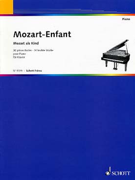 Illustration de Mozart enfant, 30 pièces faciles