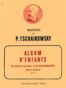 Illustration de Album d'enfants op. 39 : 24 pièces faciles "A la Schumann"