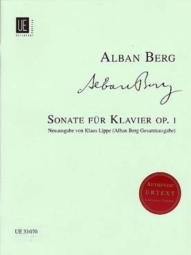 Illustration berg sonate op. 1