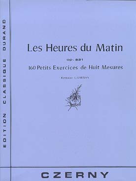 Illustration czerny op. 821 les heures du matin