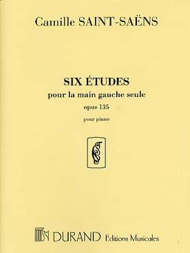 Illustration de 6 Études op. 135 pour la main gauche seule