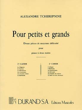 Illustration de Pour petits et grands (12 pièces de moyenne difficulté) - 1er Cahier