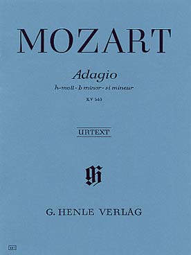 Illustration de Adagio K 540 en si m