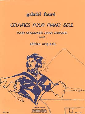 Illustration faure romances sans paroles op. 17