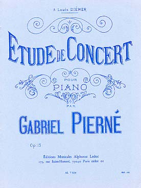 Illustration de Étude de concert op. 13