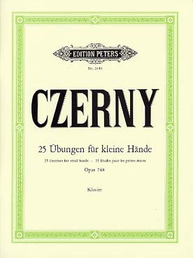 Illustration czerny op. 748 25 etudes progressives