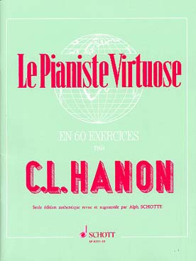 Illustration de Le Pianiste virtuose, 60 exercices - éd. Schott Frères