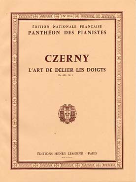 Illustration czerny op. 699/740 art delier doigts 2