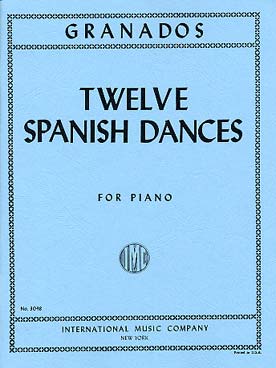 Illustration de 12 Danses espagnoles en recueil