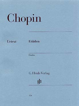 Illustration de Études, édition intégrale Henle : 12 Études op. 10 - 12 Études op. 25 - 3 Études sans N° d'opus  