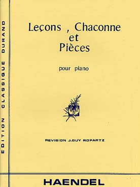 Illustration de Leçons, chaconne et pièces