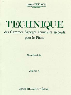 Illustration de Technique des gammes, arpèges et accords - Vol. 2