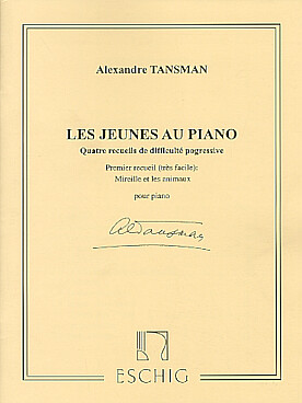 Illustration tansman jeunes au piano 1er recueil