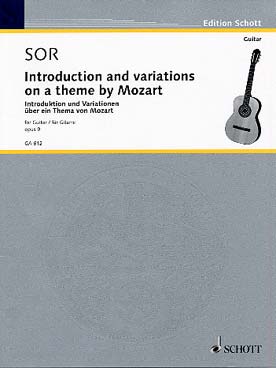 Illustration de Introduction et variations op. 9 sur un thème de la Flûte enchantée de Mozart