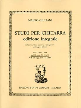 Illustration giuliani etudes vol. 2