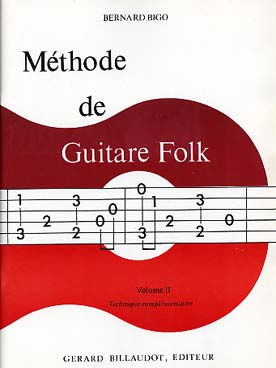Illustration de Méthode de guitare folk (solfège et tablature) - Vol. 2