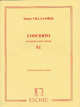 Illustration villa-lobos concerto pour guitare/piano