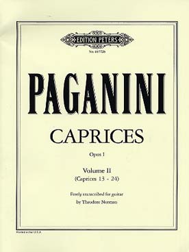 Illustration de Caprices pour violon opus 1 (tr. Norman) - Vol. II (N° 13 à 24)