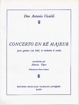 Illustration vivaldi concerto en re maj