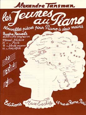 Illustration tansman jeunes au piano 4eme recueil