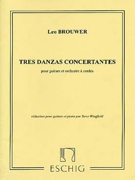 Illustration de 3 Danzas concertantes pour guitare et orchestre à cordes, réduction piano