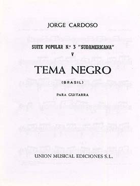 Illustration de Suite populaire N° 3 "Sudamericana" - N° 5 : Tema negro