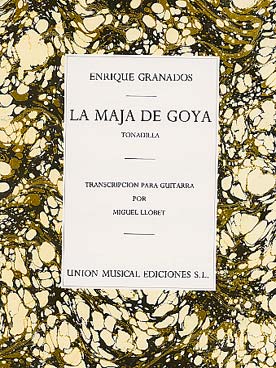 Illustration granados maja de goya (la)(llobet)