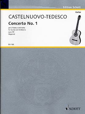 Illustration castelnuovo-t. concerto op.  99 en re