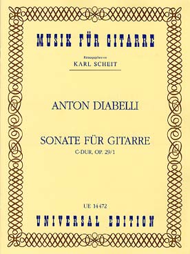 Illustration diabelli sonate en do maj op. 29/1