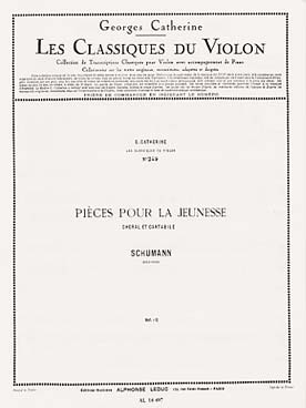 Illustration de Pièces pour la jeunesse : Choral et Cantabile