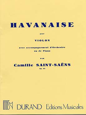 Illustration saint-saens havanaise op. 83