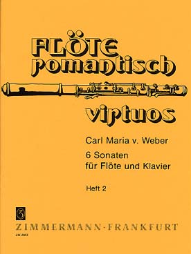 Illustration weber sonates (6) op. 10 vol. 2