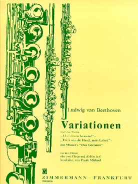 Illustration beethoven variations "la ci darem la..."