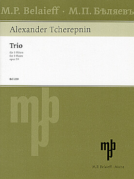 Illustration tcherepnine trio op. 59