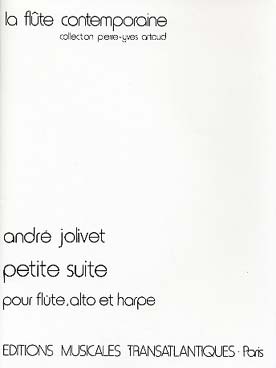 Illustration jolivet petite suite flute, alto & harpe