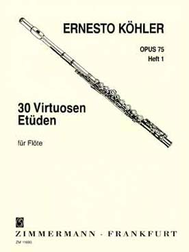 Illustration kohler etudes virtuosite op. 75 (zi) v 1