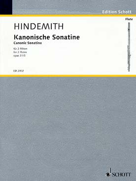 Illustration hindemith sonatine canonique op. 31/3