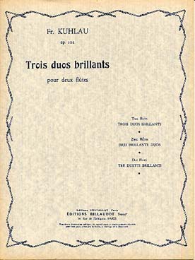 Illustration de 3 Duos brillants op. 102