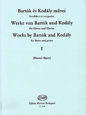 Illustration bartok/kodaly oeuvres pour flute vol. 1