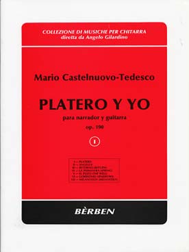 Illustration de Platero y yo op. 190 pour narrateur et guitare - Vol. 1