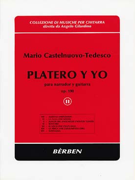 Illustration de Platero y yo op. 190 pour narrateur et guitare - Vol. 2