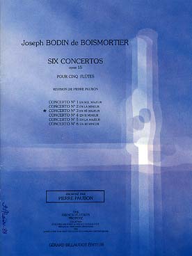 Illustration de Concerto op. 15/3 en ré M pour 5 flûtes