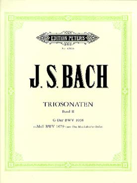 Illustration bach js sonates trio vol. 2