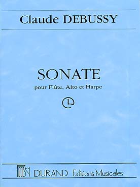 Illustration de Sonate pour flûte, alto et harpe - Conducteur in-16