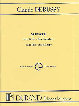 Illustration de Sonate pour flûte, alto et harpe - Parties séparées