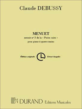 Illustration debussy menuet (n° 3 de la petite suite)