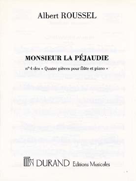 Illustration de Joueurs de flûte, 4 pièces : M. de la Péjaudie