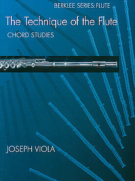 Illustration viola technique of the flute accords