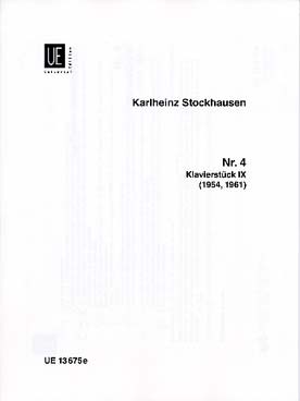 Illustration stockhausen klavierstuck  9