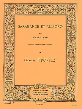 Illustration grovlez sarabande et allegro